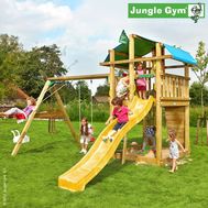  Игровой комплекс Jungle Gym Jungle Fort + Swing Module Xtra, фото 1 