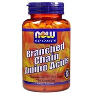  BCAA аминокислота Now sports Branched Chain Amino Acids (240 капс), фото 1 