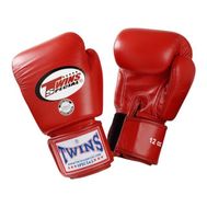  Перчатки боксерские Twins BGVL-3 для муай-тай (красные) 14 oz, фото 1 