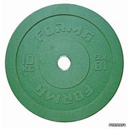  Диск бамперный 10 кг Forma (зеленый), фото 1 