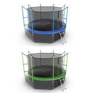  Батут Evo Jump Internal 12ft Lower Net (Зеленый / Синий), фото 1 