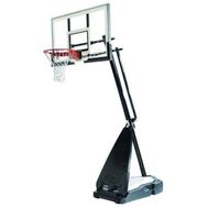  Баскетбольная стойка мобильная, стекло Spalding 54" Glass Hybrid Portable, фото 1 