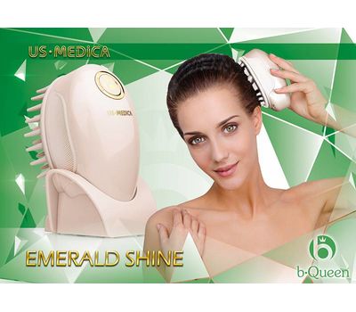  Прибор для мытья и массажа головы US Medica Emerald Shine, фото 1 