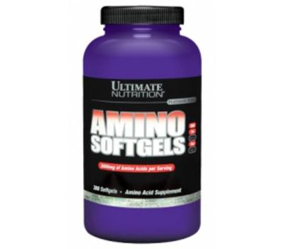  Аминокислота Ultimate Nutrition Amino Softgels (300 капс), фото 1 