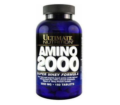  Аминокислота Ultimate Nutrition Whey Amino 2000 (150 таб), фото 1 
