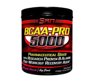  BCAA аминокислота San BCAA Pro 5000 (345 гр / 50 порций), фото 1 