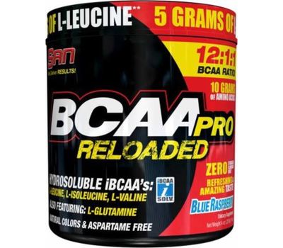  BCAA аминокислота SAN BCAA Pro Realoded (114 гр / 10 порций), фото 1 