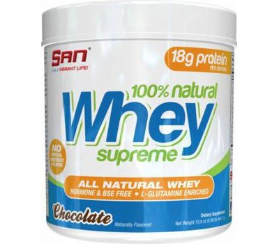  Протеин San 100% Natural Whey Supreme (454 гр), фото 1 