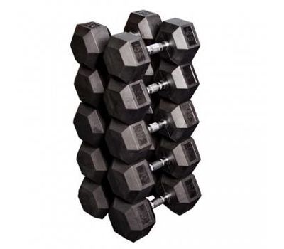  Набор гексагональных гантелей Body-Solid SDRS900 5 пар от 36 кг. до 45 кг с шагом 2,25 кг, фото 1 