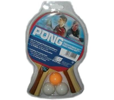  Набор Sunflex Pong (2 ракетки + 3 шарика), фото 1 