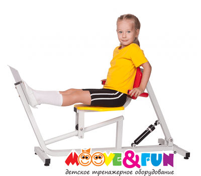  Детский тренажер жим ногами Moove&Fun MF-E07, фото 1 