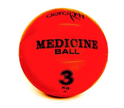  Медицинский мяч AeroFIT FT-MB-3K-V (3 кг, красный), фото 1 