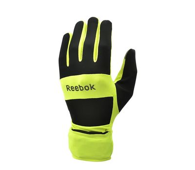  Всепогодные перчатки для бега Reebok RRGL-10134YL (размер L), фото 1 
