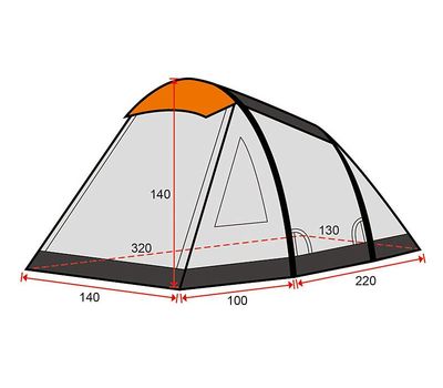  Надувная палатка Moose 2020E, фото 6 
