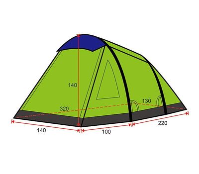  Надувная палатка Moose 2020H, фото 6 