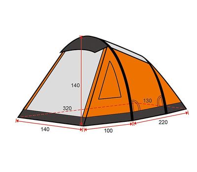  Надувная палатка Moose 2020L, фото 6 