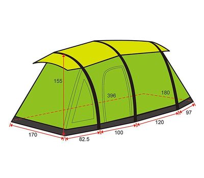 Надувная палатка Moose 2030H, фото 6 