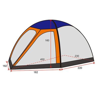  Надувная палатка Moose 2031E, фото 6 