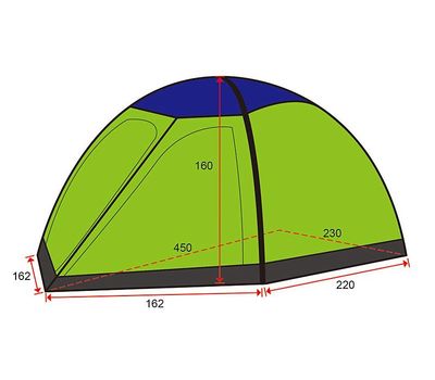  Надувная палатка Moose 2031H, фото 6 