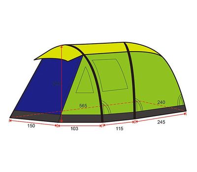  Надувная палатка Moose 2040H, фото 6 