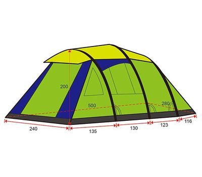  Надувная палатка Moose 2050H, фото 6 
