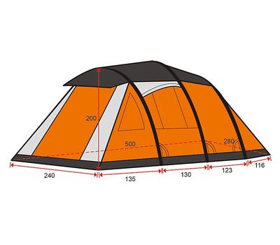  Надувная палатка Moose 2050L, фото 6 