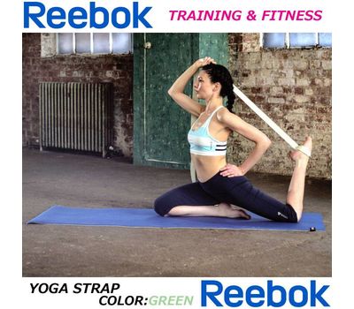  Ремень для йоги Reebok RAYG-10023GN (зеленый), фото 2 