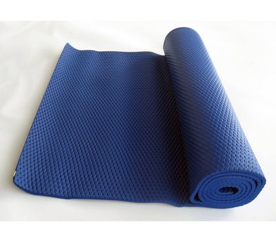  Коврик для йоги BodyGo (экологичный синт. каучук, синий), фото 1 