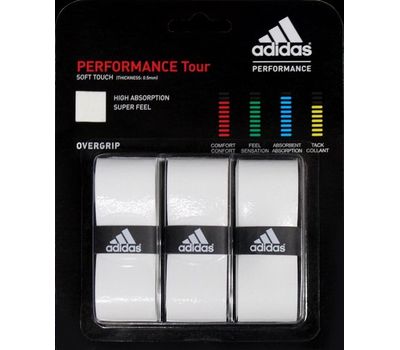  Обмотка для ракетки для бадминтона Adidas Performance Pro - Pack of 3, фото 1 