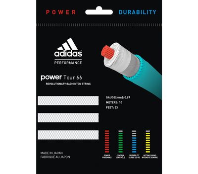  Струны для ракетки для бадминтона Adidas Power Tour 66 - 10M, фото 1 