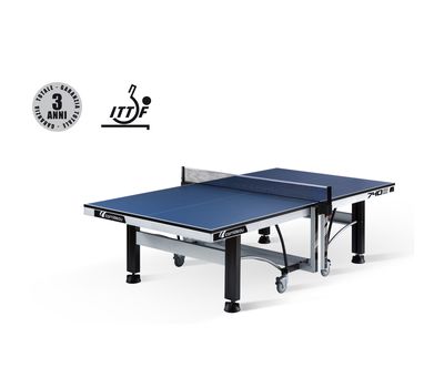  Теннисный стол складной профессиональный Cornilleau Competition 740 ITTF 25 мм (синий), фото 1 