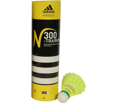  Воланы нейлоновые Adidas N300 Training (медленные, белый), фото 1 