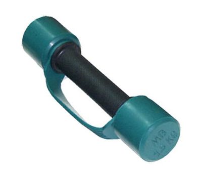  Гантель обрезиненная Barbell MB-FitC-1,5 с обрезиненной ручкой 1,5 кг, цветная, фото 1 