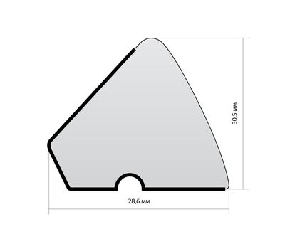  Комплект резины U-118 12 футов Northern Rubber (181 см) пирамида, фото 2 