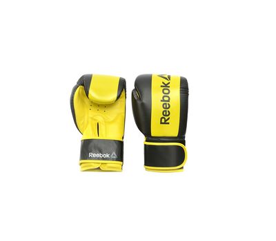 Перчатки боксерские Reebok Retail 12 oz Boxing Gloves (желтый), фото 1 
