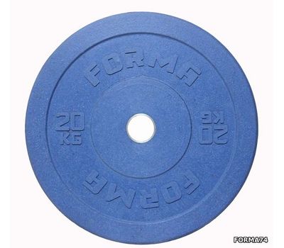  Диск бамперный 20 кг Forma (синий), фото 1 