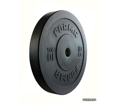  Диск бамперный 10 кг Forma (черный), фото 1 