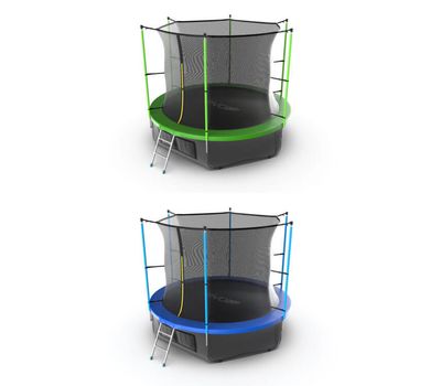  Батут Evo Jump Internal 10ft Lower Net (Зеленый / Синий), фото 1 