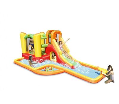  Надувной батут Happy Hop «Игра с водой» 9281 с водной горкой и бассейном, фото 1 