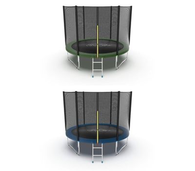  Батут Evo Jump External 10ft (Зеленый / Синий), фото 1 
