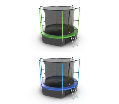  Батут Evo Jump Internal 10ft Lower Net (Зеленый / Синий), фото 6 