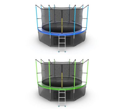  Батут Evo Jump Internal 12ft Lower Net (Зеленый / Синий), фото 2 