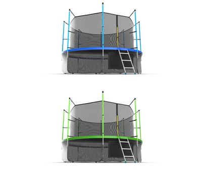  Батут Evo Jump Internal 12ft Lower Net (Зеленый / Синий), фото 5 
