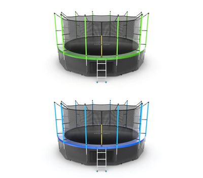  Батут Evo Jump Internal 16ft Lower Net (Зеленый / Синий), фото 2 