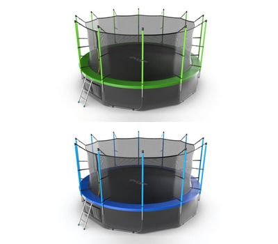  Батут Evo Jump Internal 16ft Lower Net (Зеленый / Синий), фото 3 
