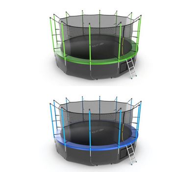  Батут Evo Jump Internal 16ft Lower Net (Зеленый / Синий), фото 1 