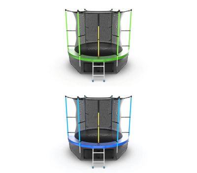  Батут Evo Jump Internal 8ft Lower Net (Зеленый / Синий), фото 2 