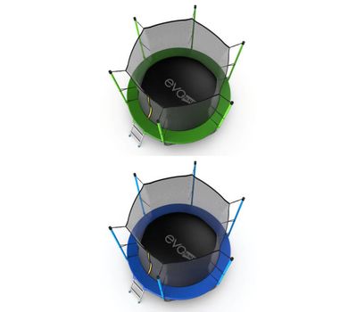  Батут Evo Jump Internal 8ft Lower Net (Зеленый / Синий), фото 4 