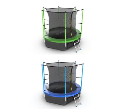  Батут Evo Jump Internal 8ft Lower Net (Зеленый / Синий), фото 5 