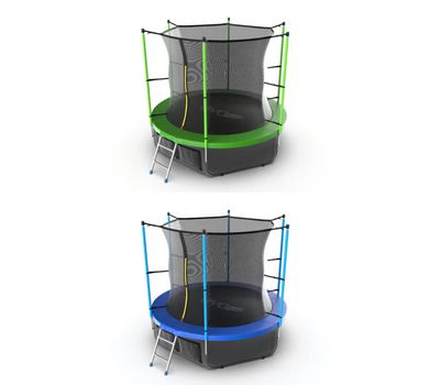  Батут Evo Jump Internal 8ft Lower Net (Зеленый / Синий), фото 1 